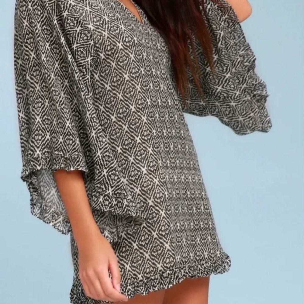 Amuse Society | Patterned Shift Dress | XS
